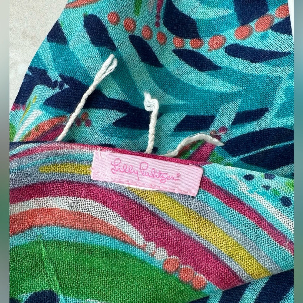 Lilly Pulitzer Paisley Print Scarf - Picture 3 of 4